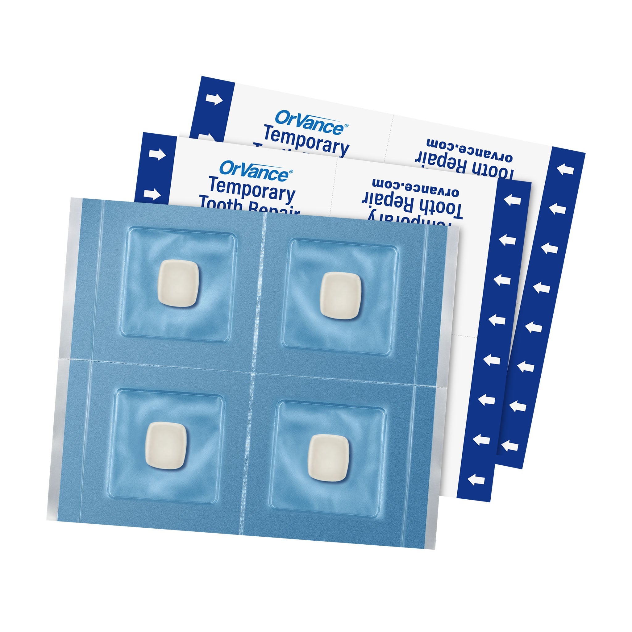 OrVance® Temporary Tooth Repair Fanned Foil Packs