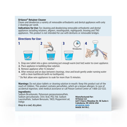 OrVance® Retainer Cleaner