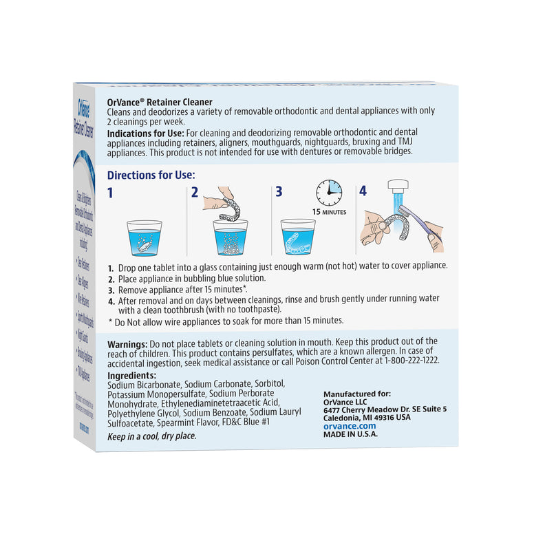 OrVance® Retainer Cleaner
